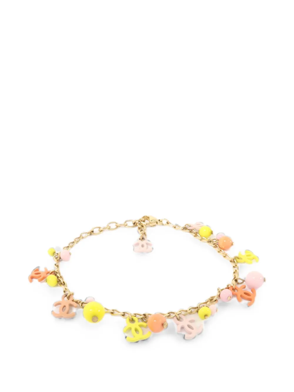 CHANEL Pre-Owned CC-charm bracelet - Oro