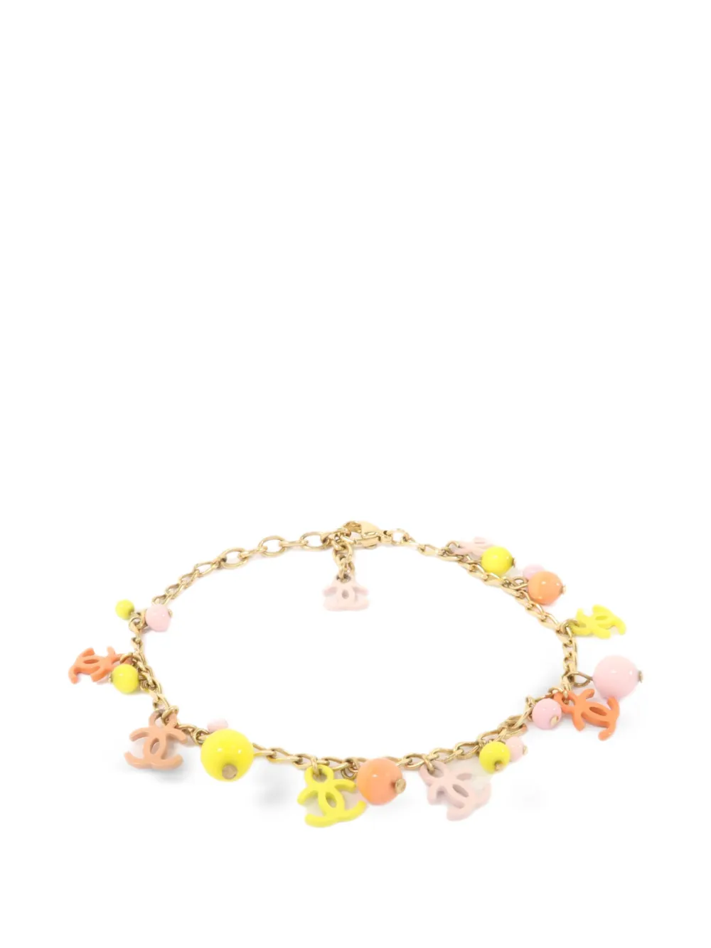 CHANEL Pre-Owned CC-charm bracelet - Oro