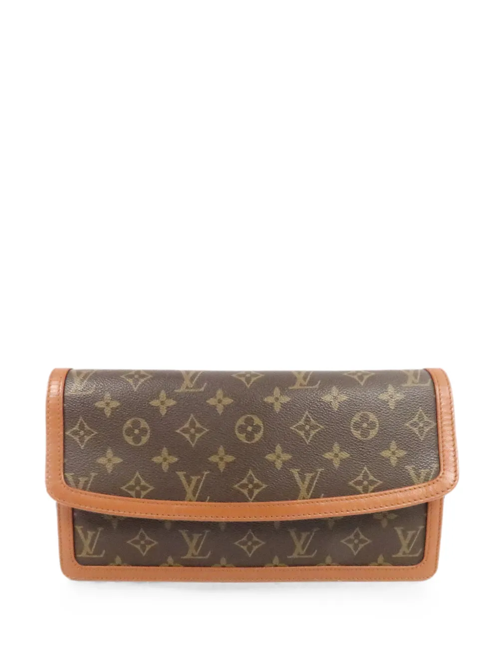 Louis Vuitton Pre-Owned 2020's GM Pochette Dam Monogram clutch bag - Braun
