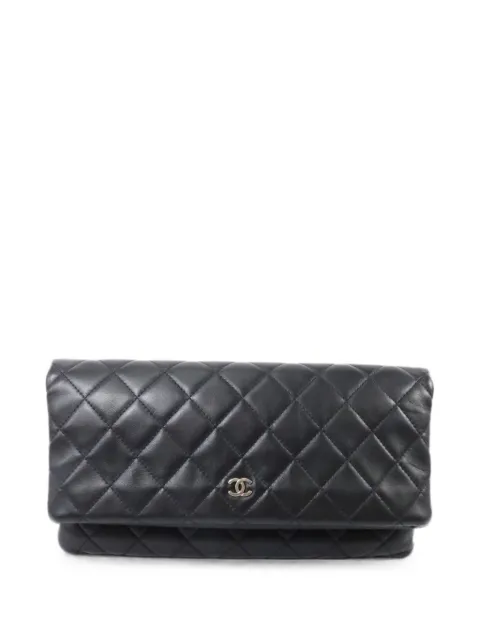 CHANEL Pre-Owned 2015 CC fold-over clutch bag