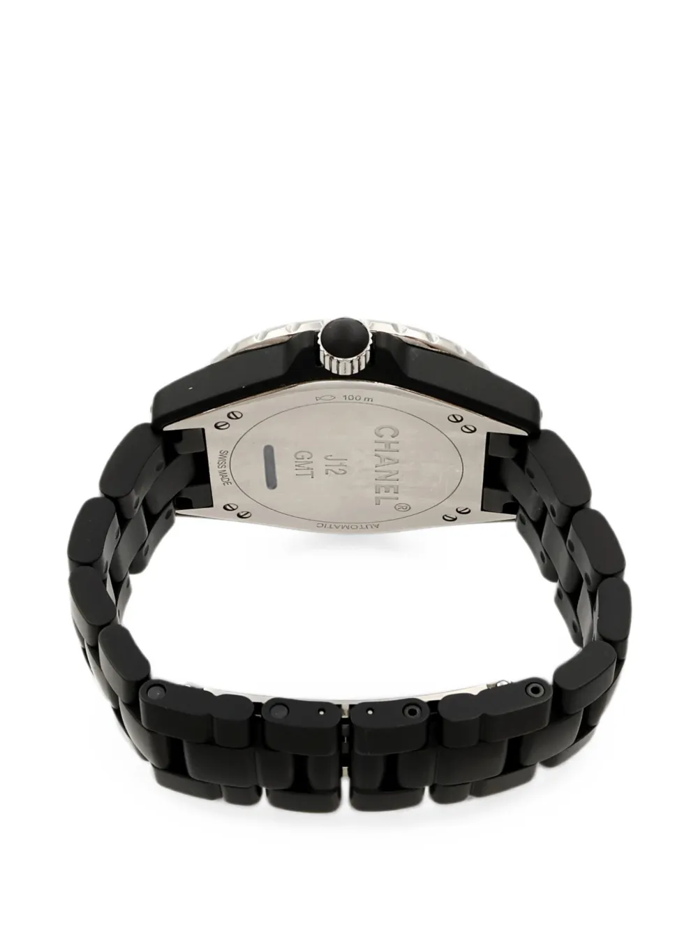 Chanel Pre-owned J12 GMT 41mm Watch in Black, view 4