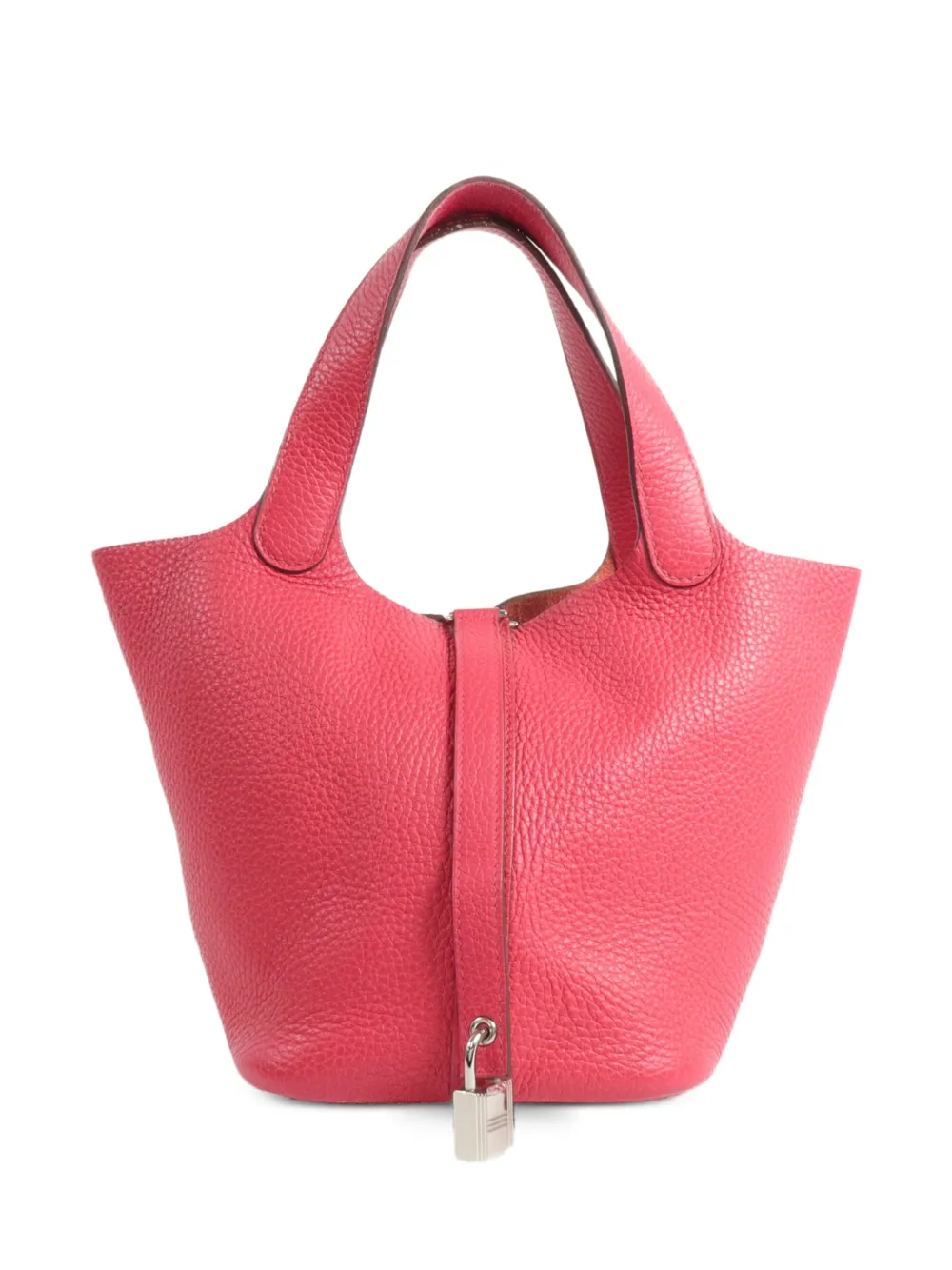 Hermès Pre-Owned 2019 Picotin PM leather small bucket bag - Rosa