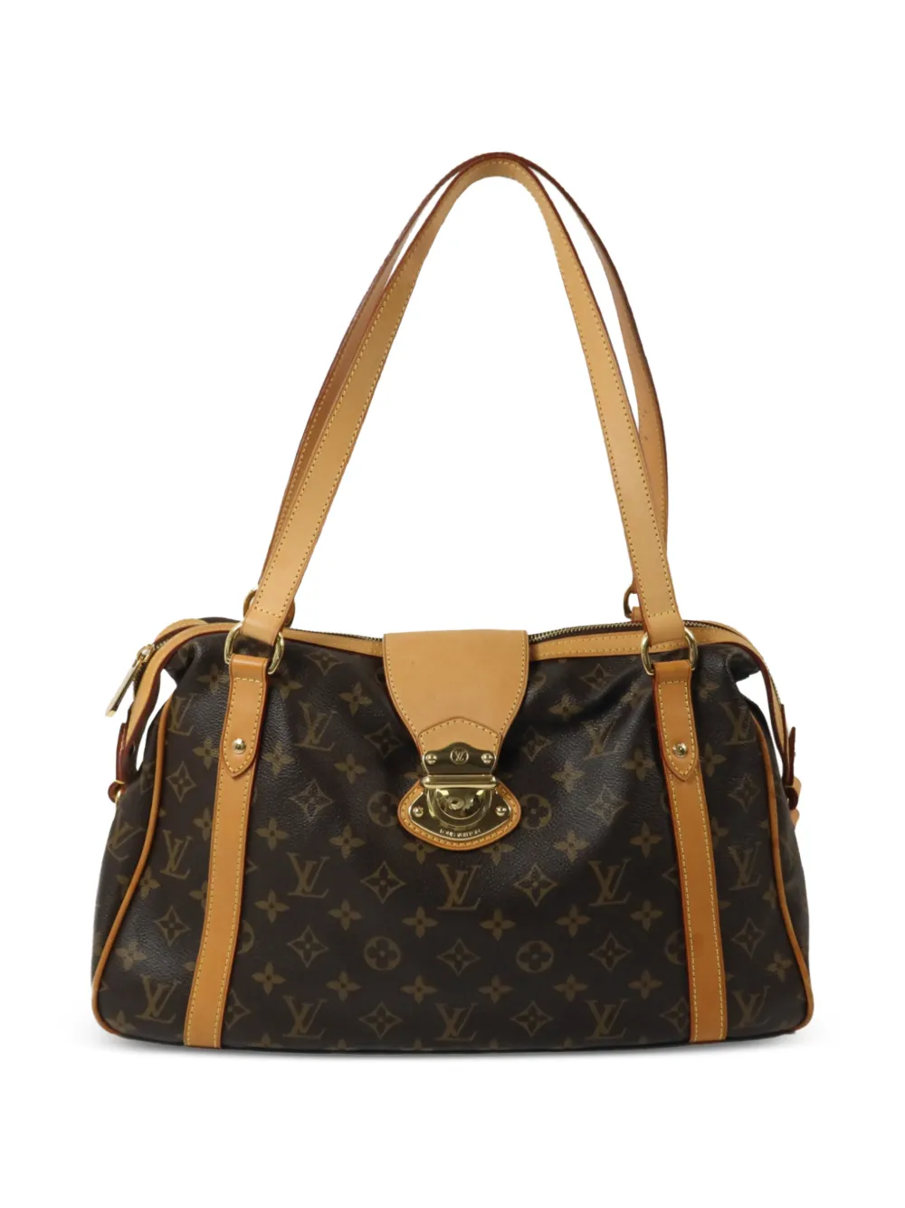 Louis Vuitton Pre-Owned 2009 mid Monogram Stresa PM shoulder bag - Braun