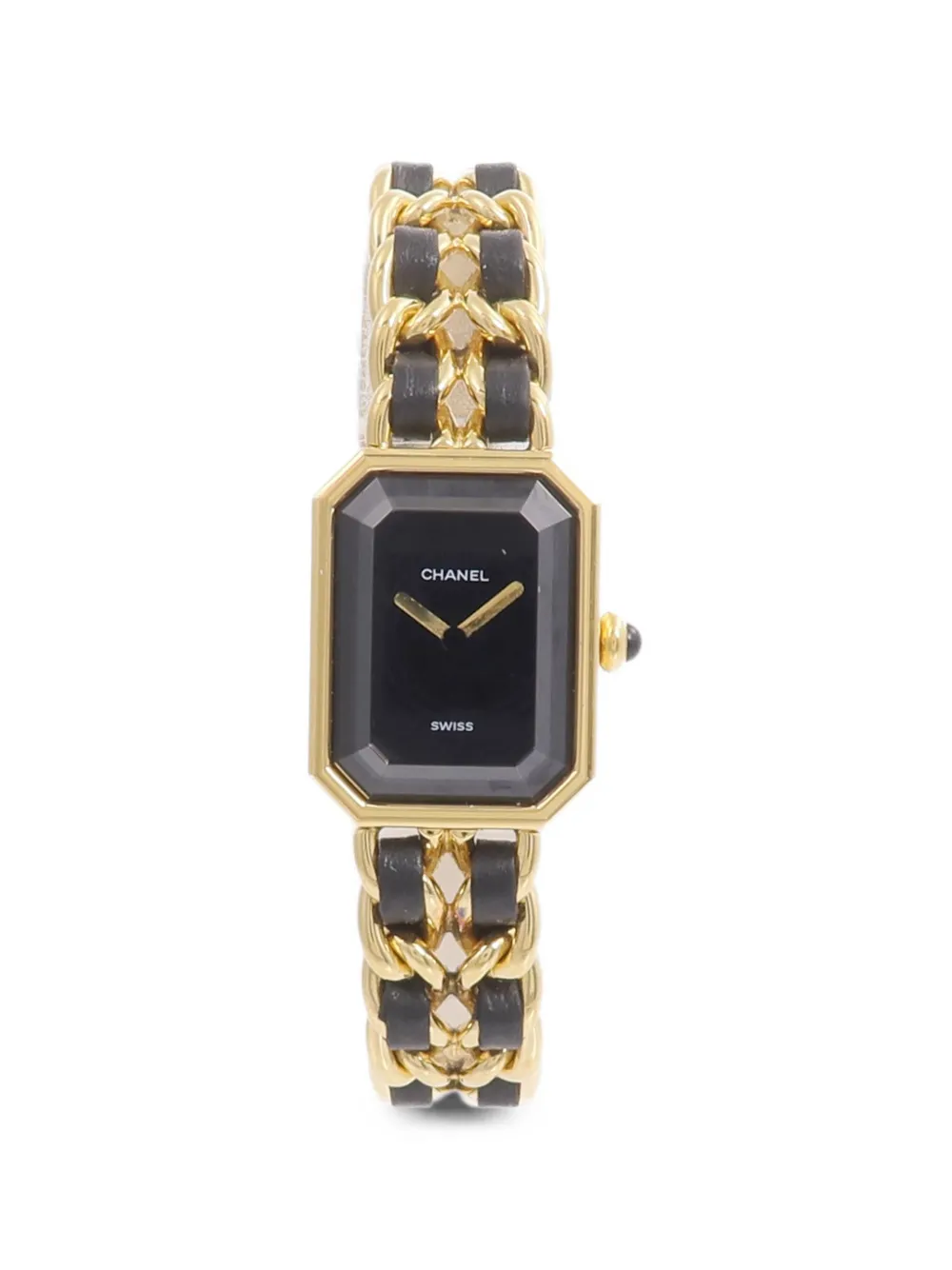 CHANEL Pre-Owned 1987 XL Première chain-strap 26mm watch - Nero