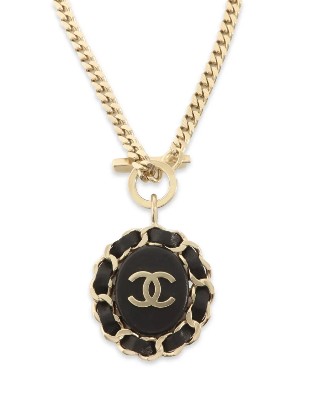 CHANEL Pre-Owned CC pendant necklace - Oro
