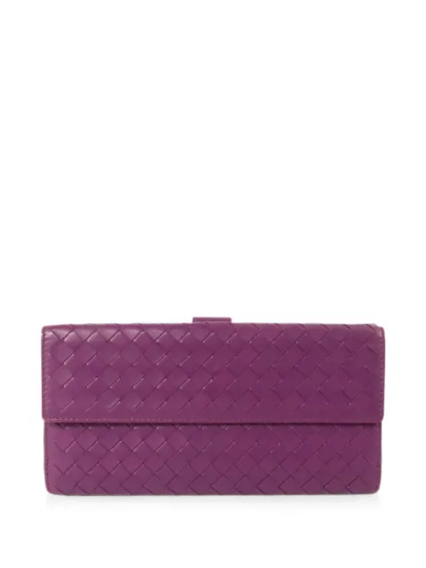Bottega Veneta Pre-Owned Intrecciato leather wallet