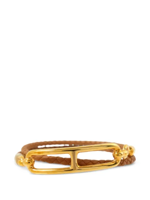 Hermès Pre-Owned Roulis braided-leather bracelet