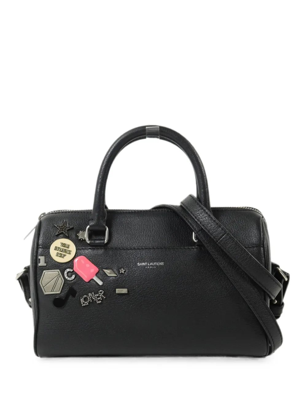 Saint Laurent Pre-Owned Baby Duffle two-way handbag - Black