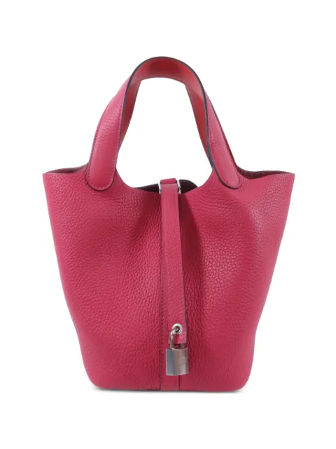 Hermès Pre-Owned PM Picotin leather tote bag