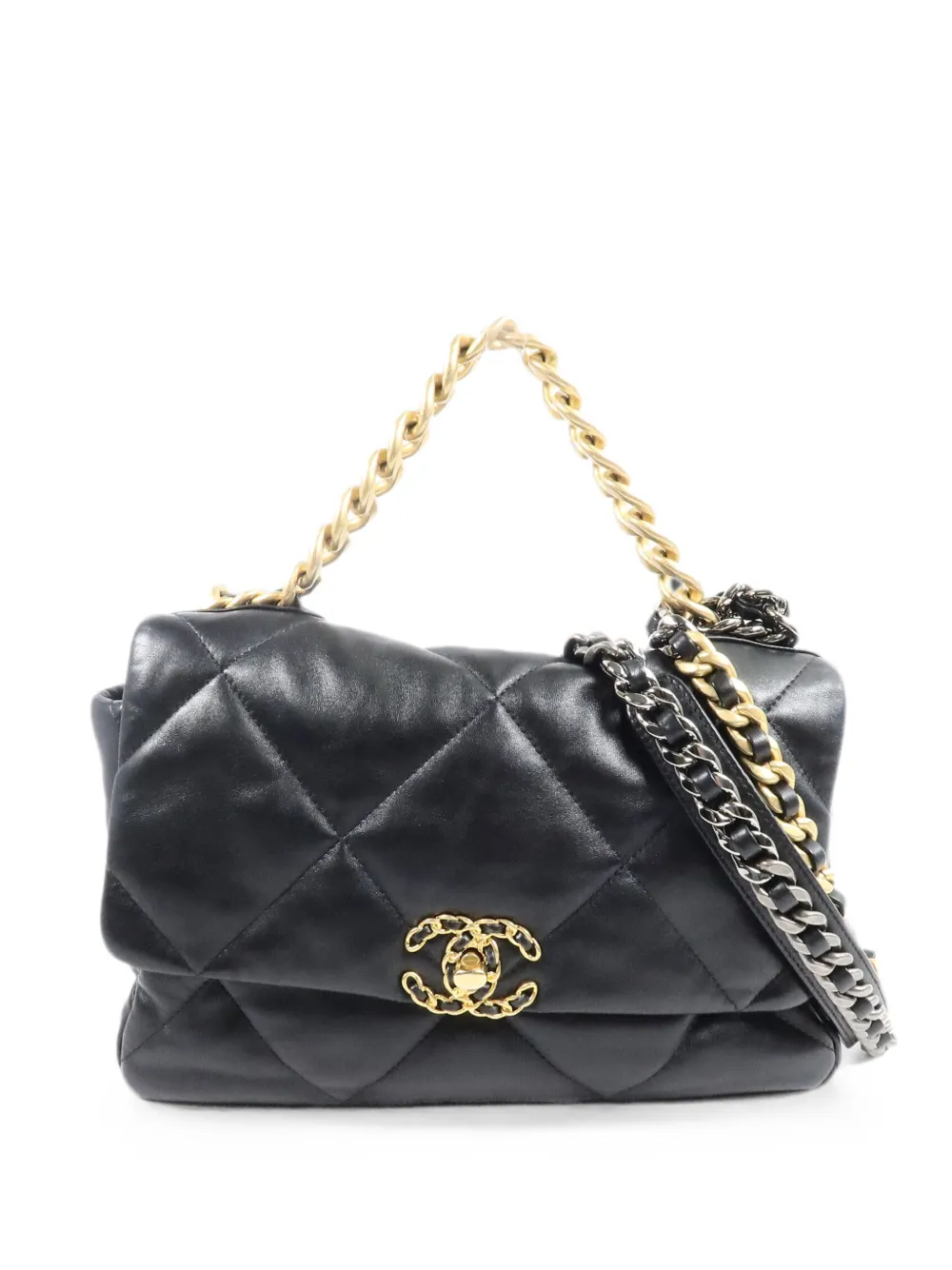 CHANEL Pre-Owned medium Chanel 19 two-way handbag - Black