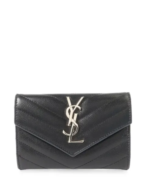Saint Laurent Pre-Owned Cassandre leather wallet