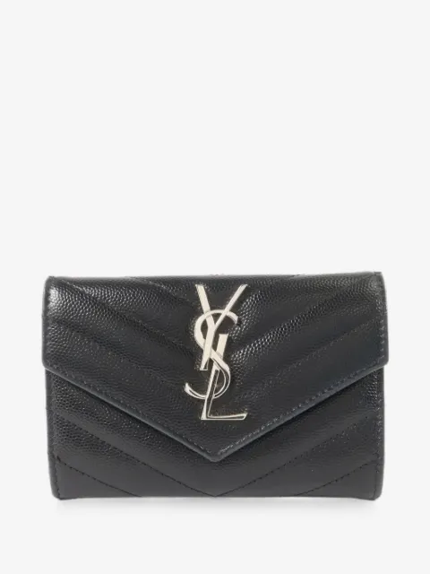 Saint Laurent Pre-Owned Cassandre leather wallet