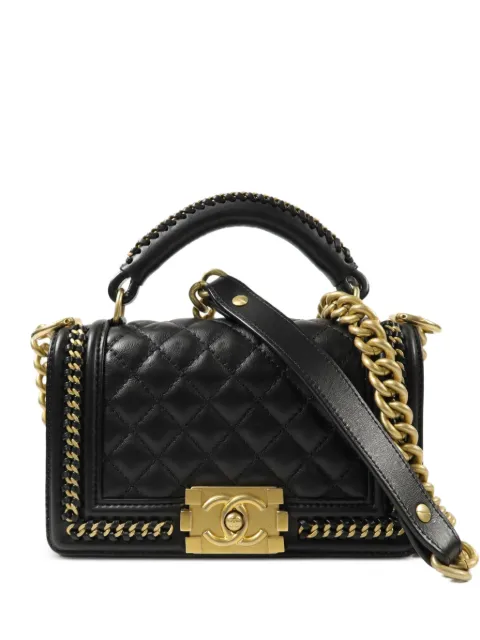 CHANEL Pre-Owned bolso de mano 20 Boy Chanel acolchado