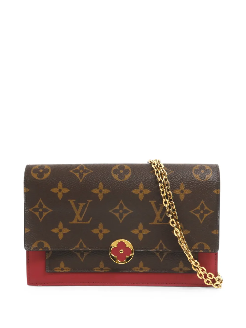 Louis Vuitton Pre-Owned Portefeuille Flore shoulder bag - Braun
