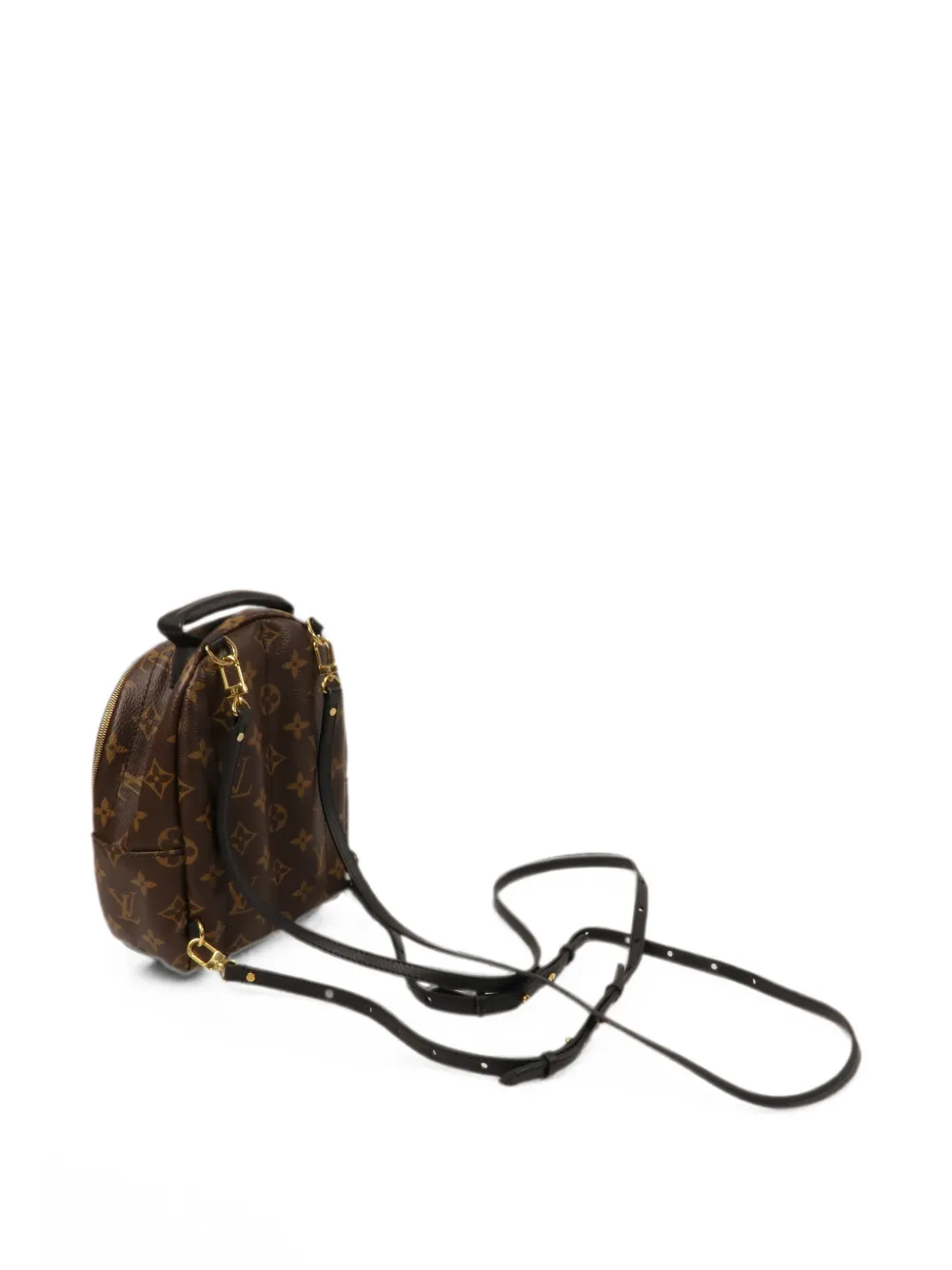 Pre-owned Louis Vuitton Mini Palm Springs Backpack In Brown
