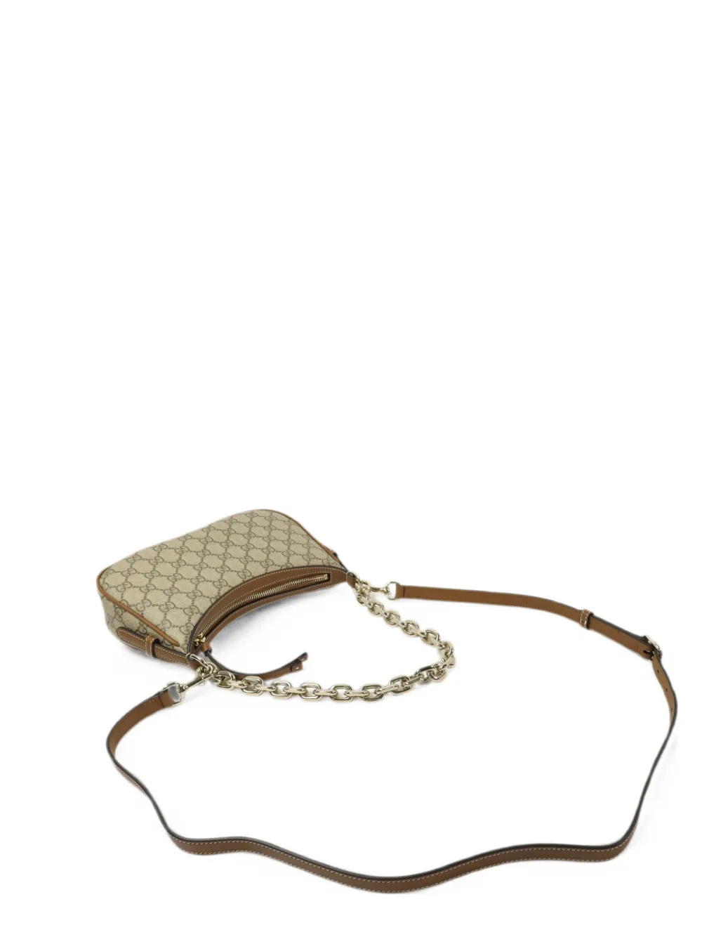 Gucci Pre-Owned small GG-pattern two-way handbag - Neutrals