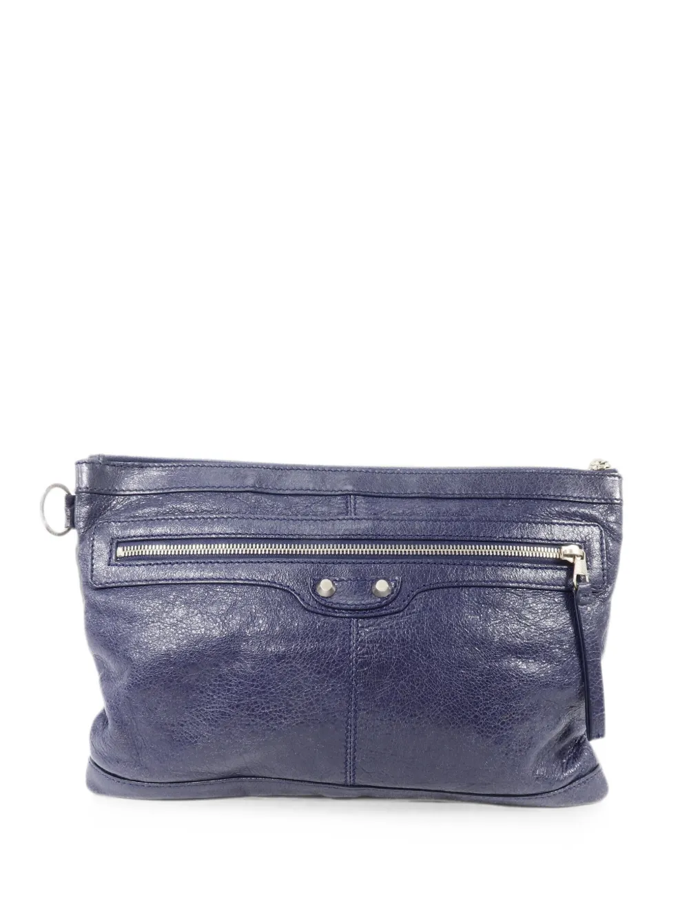 Balenciaga Pre-Owned Motocross Classic clutch bag - Blu