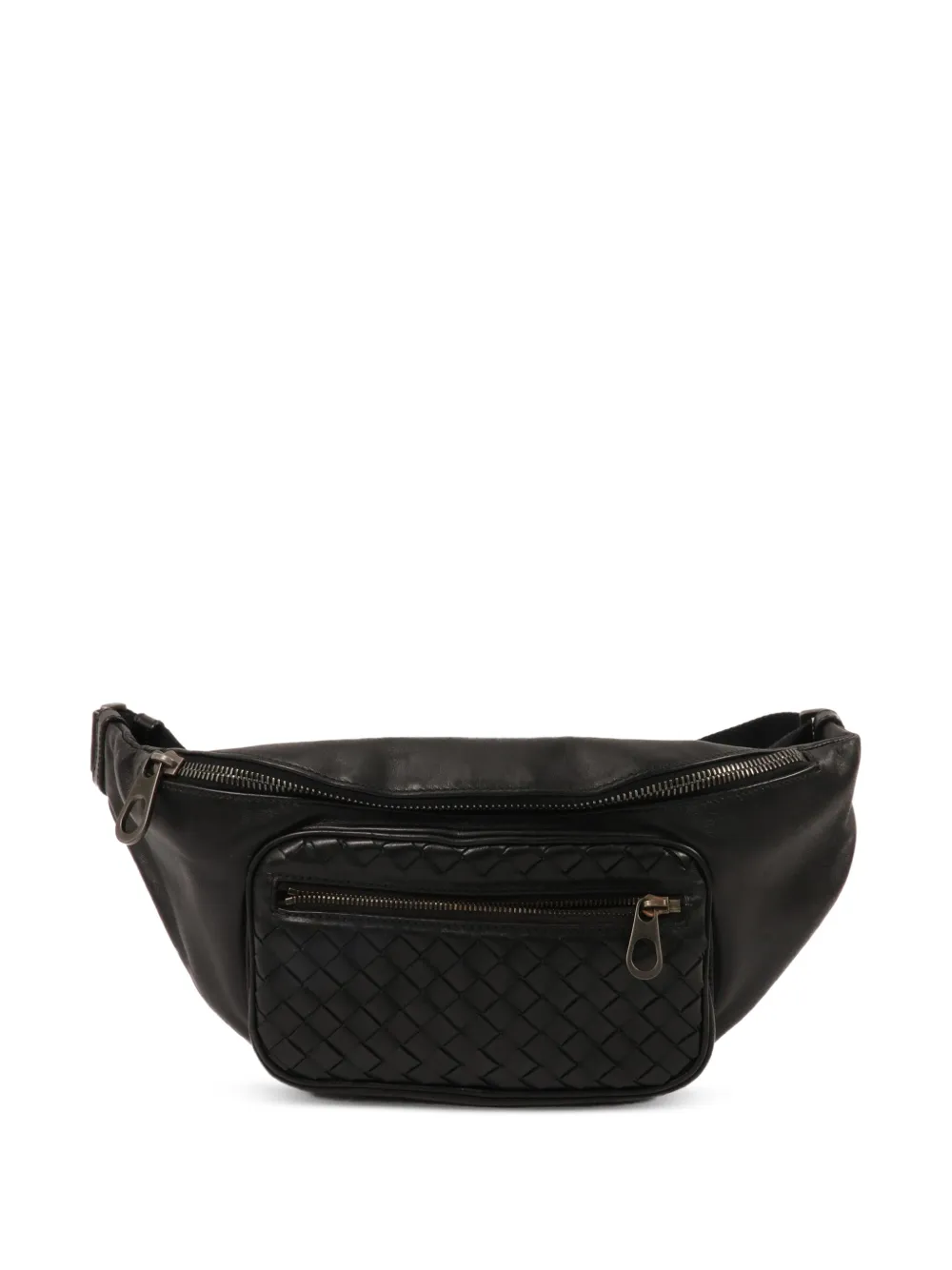 Bottega Veneta Pre-Owned Intrecciato leather belt bag - Schwarz