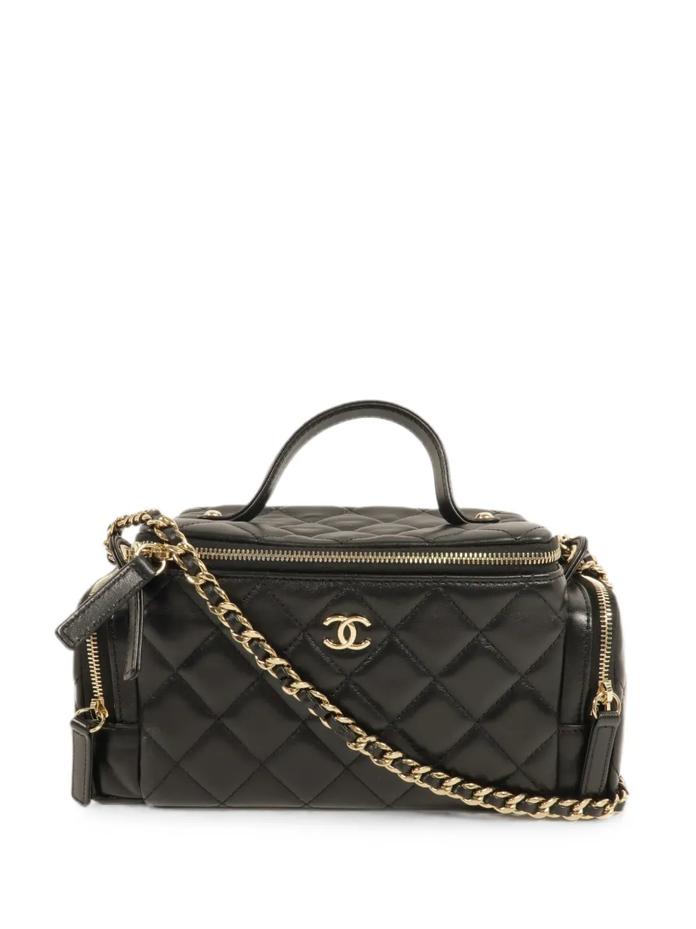 CHANEL Pre-Owned CC Vanity Case two-way handbag - Nero