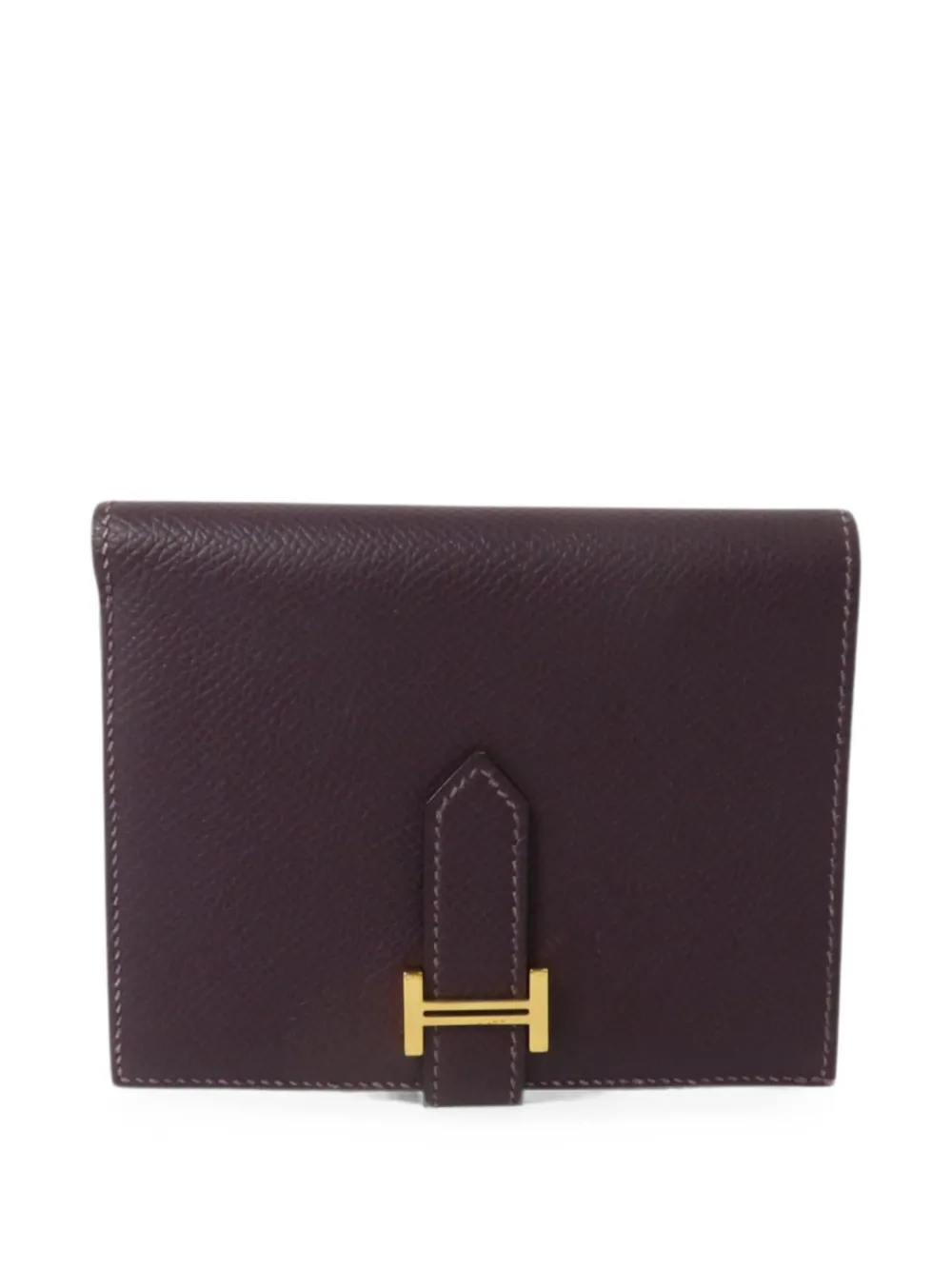 Hermès Pre-Owned Bearn leather wallet - Purple