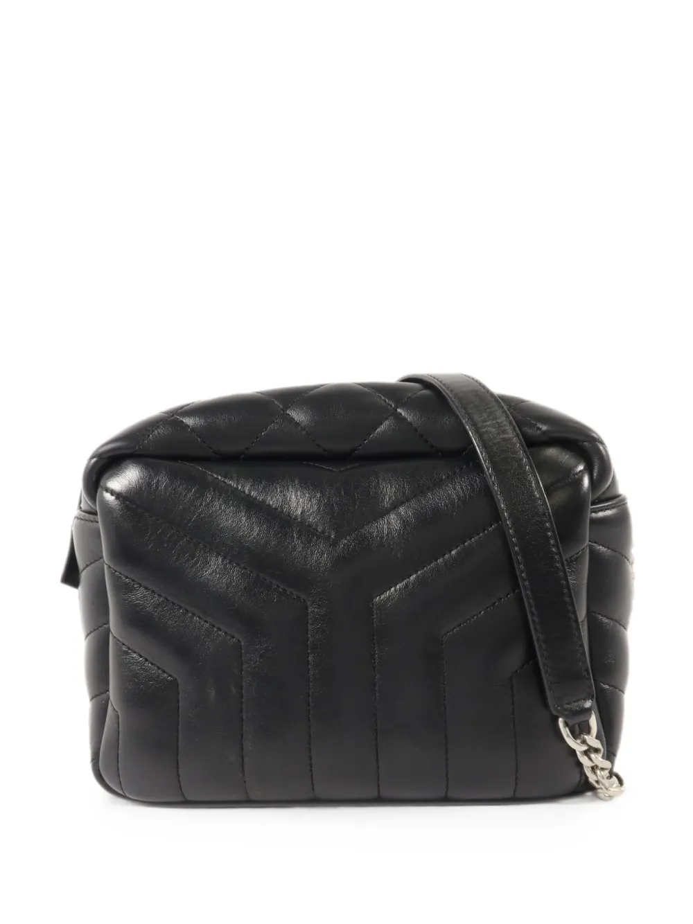 Saint Laurent Pre-Owned LouLou quilted mini shoulder bag - Nero