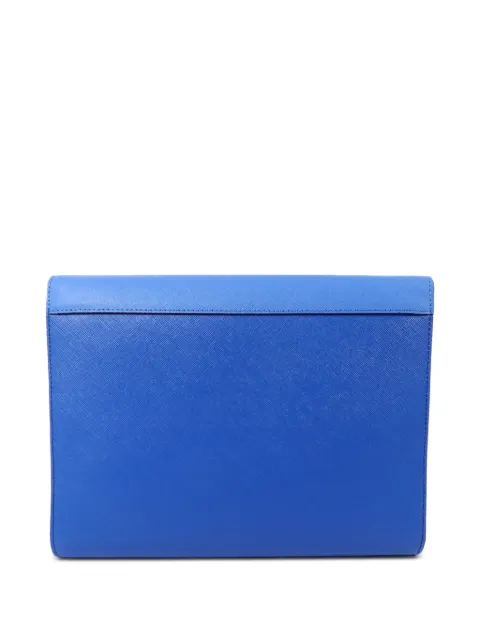 MCM Pre-Owned bolso de mano con placa del logo y parte superior plegable