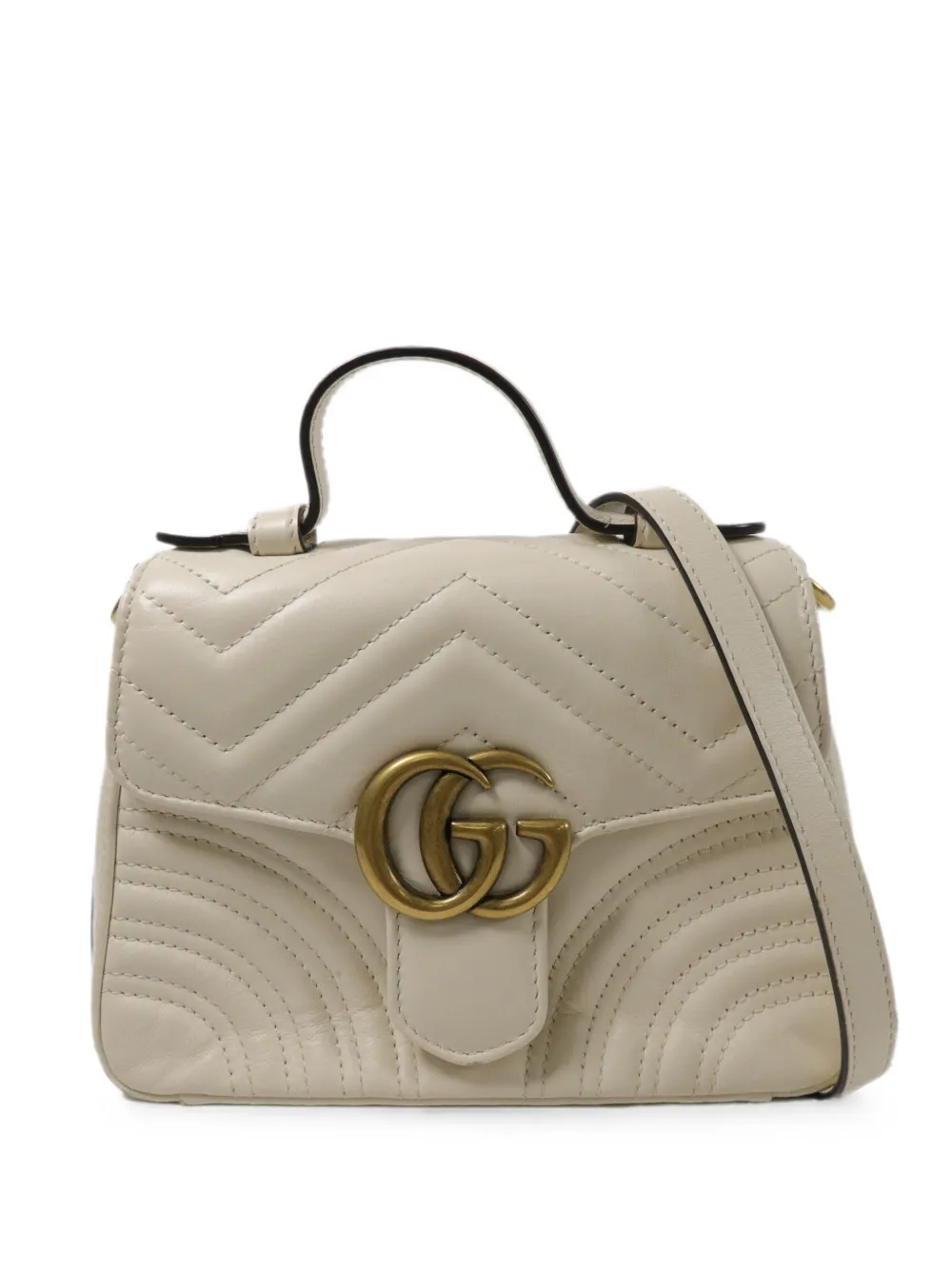 Gucci Pre-Owned GG Marmont shoulder bag - Nude