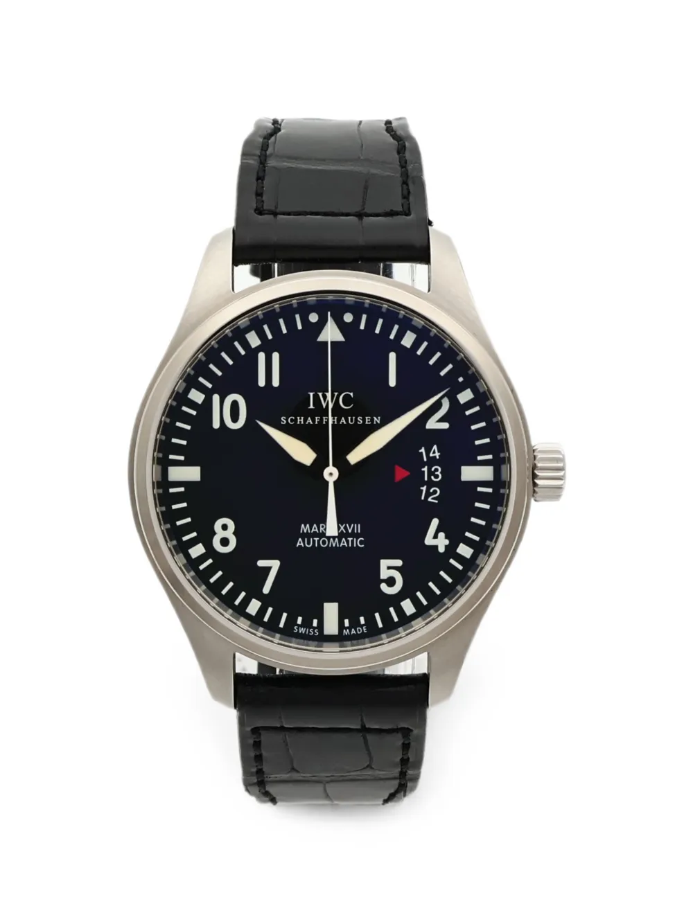 IWC Schaffhausen Pilot Mark XVII 41mm watch - Blau