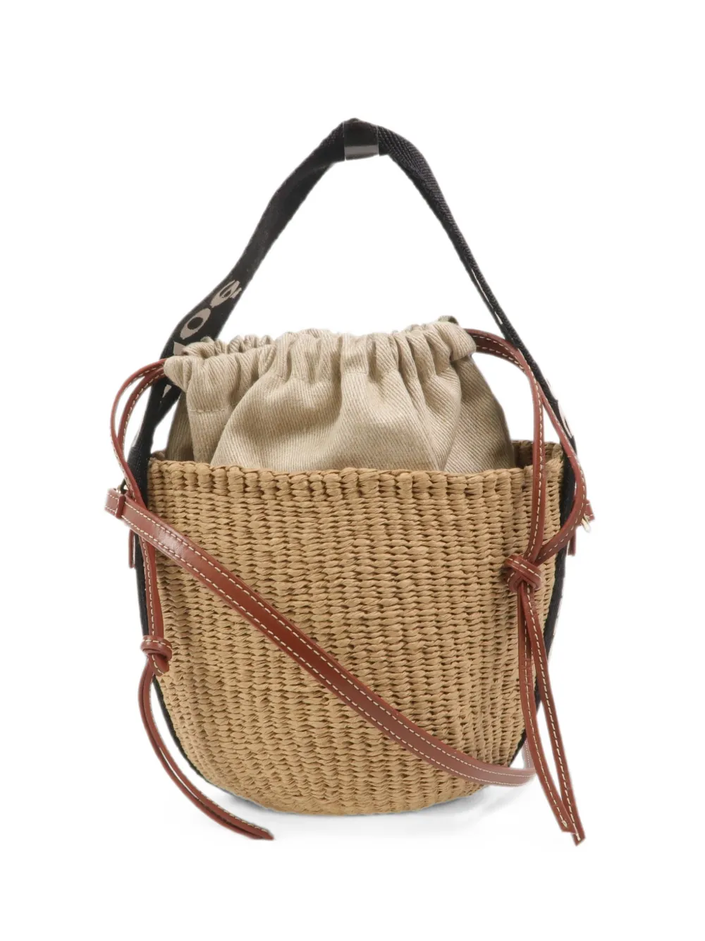 Chloé Vintage Woody basket tote bag - Neutrals
