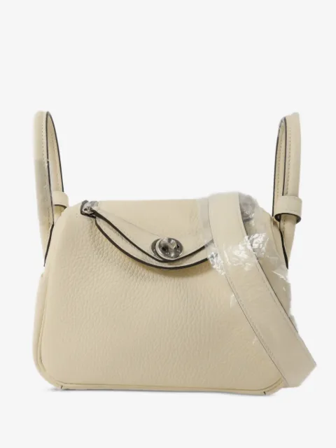 Hermès Pre-Owned 2026 mini Lindy leather tote bag