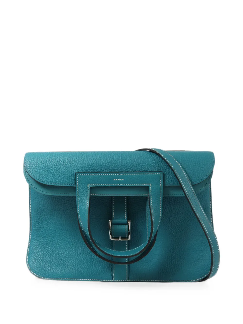 Hermès Pre-Owned 2017 31 Halzan leather tote bag - Blau