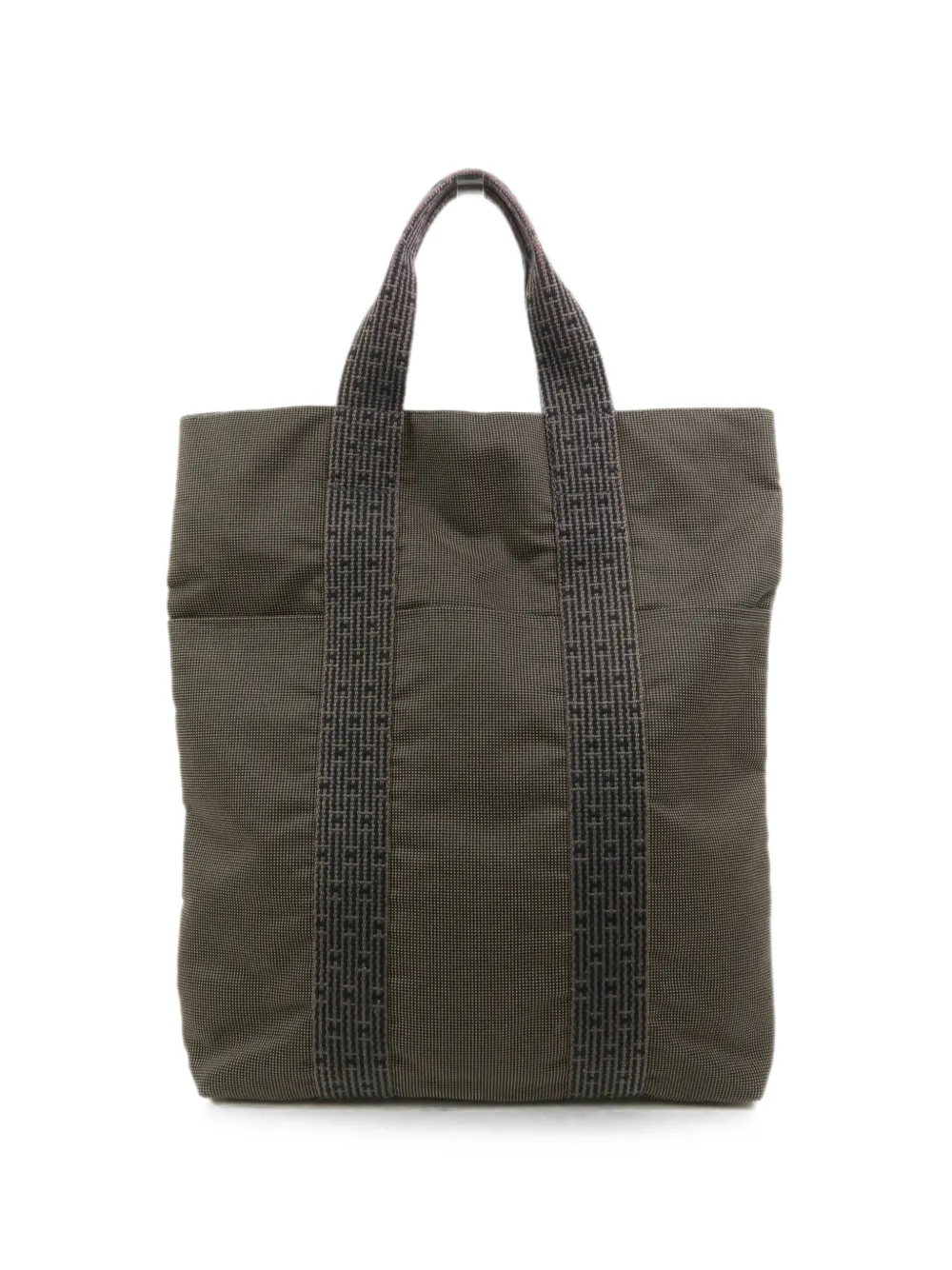 Hermès Pre-Owned Herline Cabas logo-print tote bag - Grey