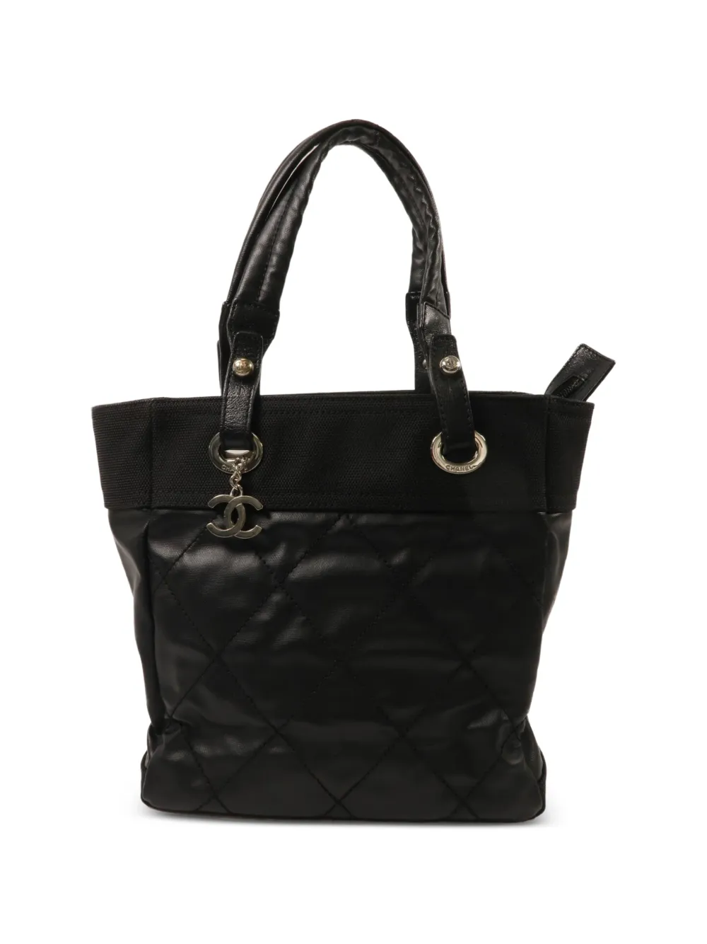 CHANEL Pre-Owned CC quilted tote bag - Schwarz