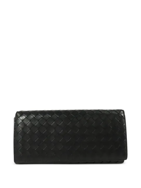 Bottega Veneta Pre-Owned Intrecciato long wallet