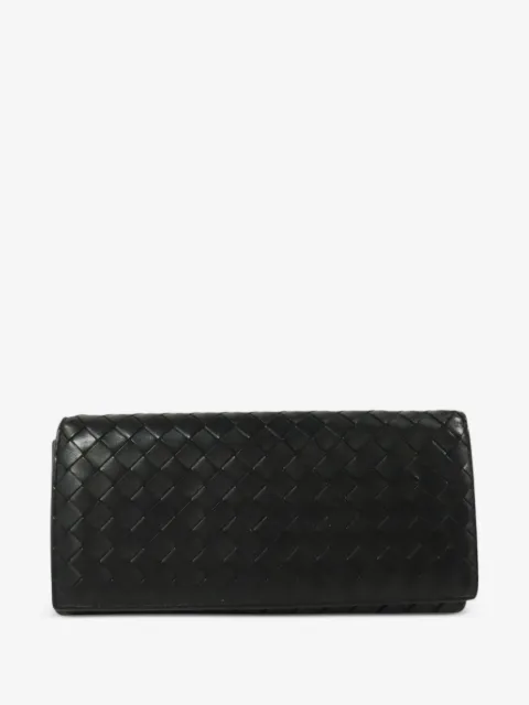 Bottega Veneta Pre-Owned cartera Intrecciato alargada