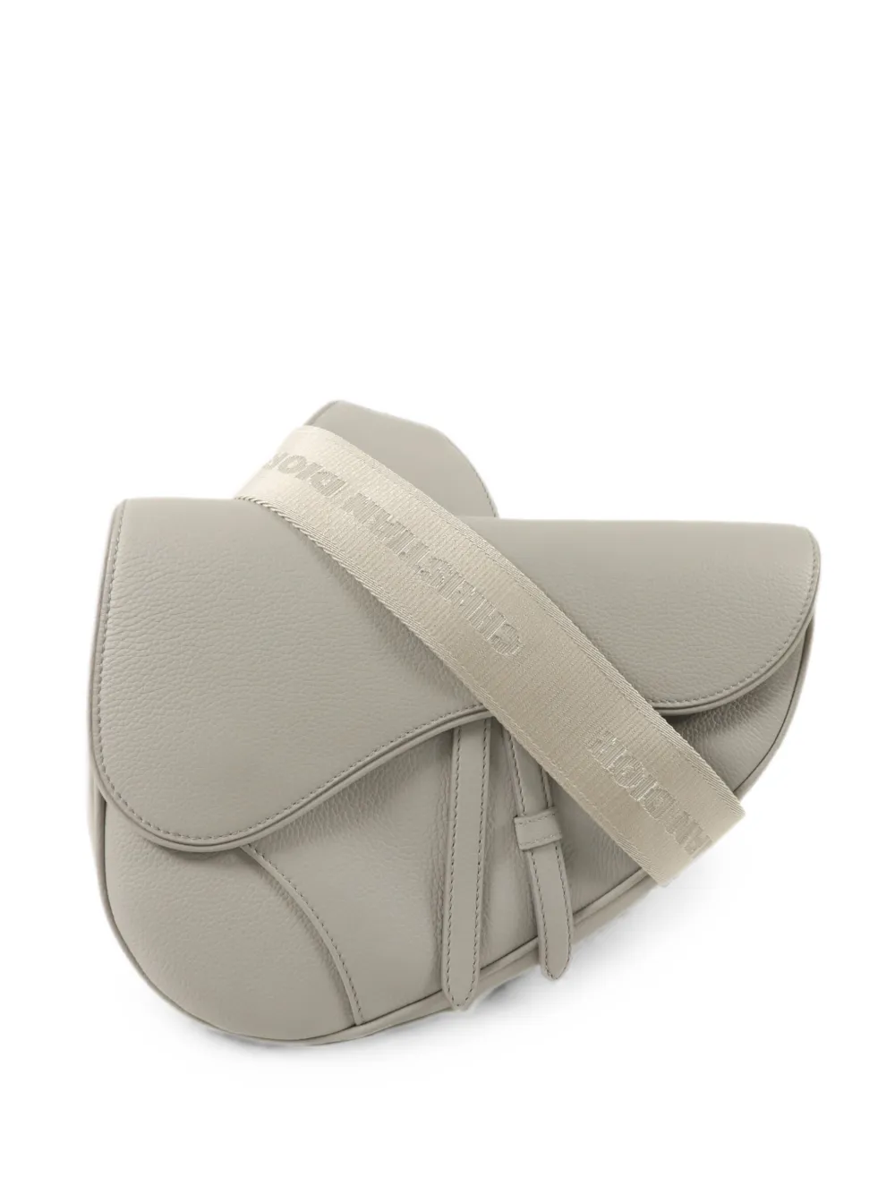 Christian Dior Pre-Owned Saddle leather cross body bag - Grigio