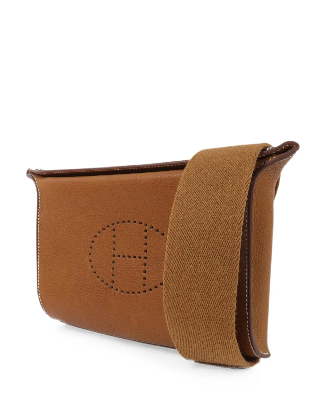 Hermès Pre-Owned 2024 perforated H shoulder bag - Brown