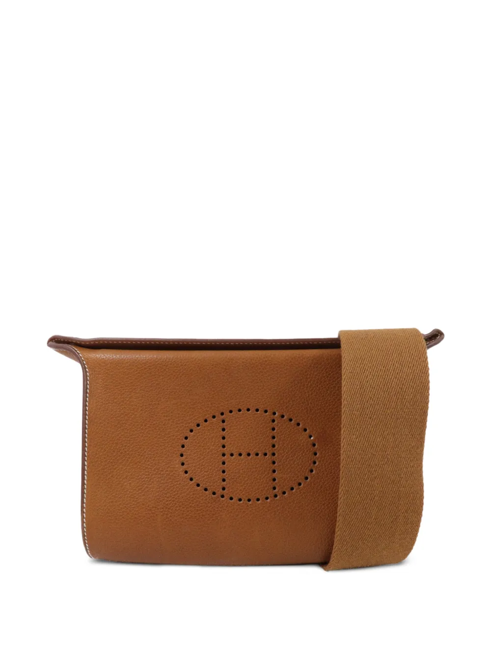Hermès Pre-Owned 2024 perforated H shoulder bag - Braun