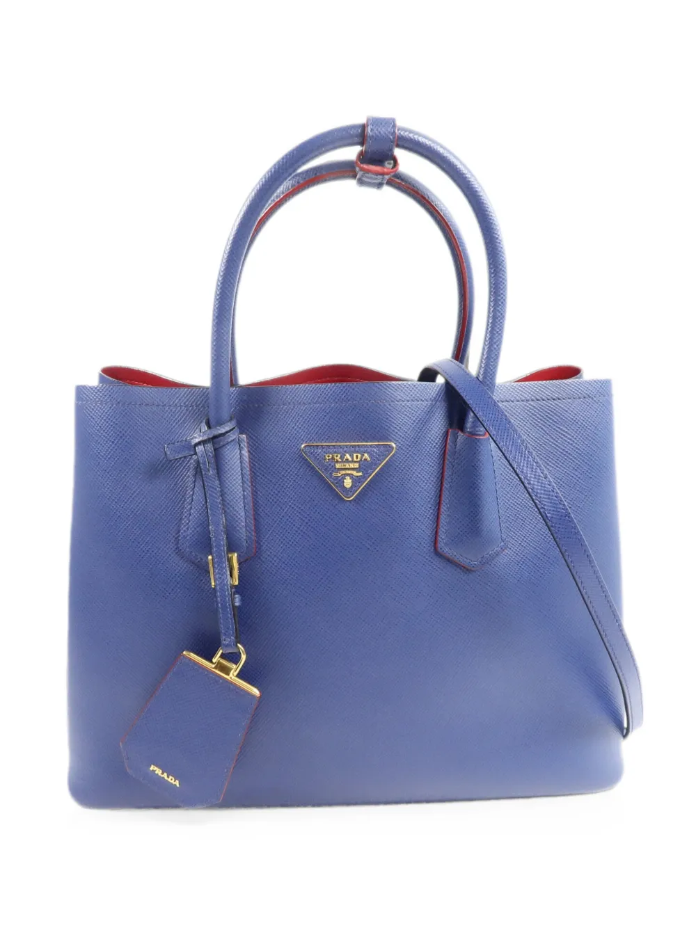 Prada Pre-Owned Saffiano leather tote bag - Blue