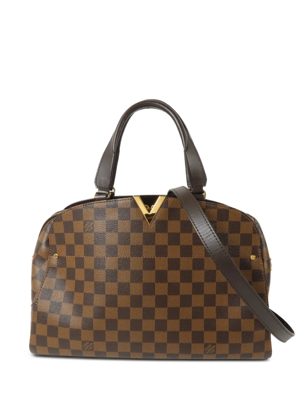 Louis Vuitton Pre-Owned Kensington Bowling Damier tote bag - Marrone