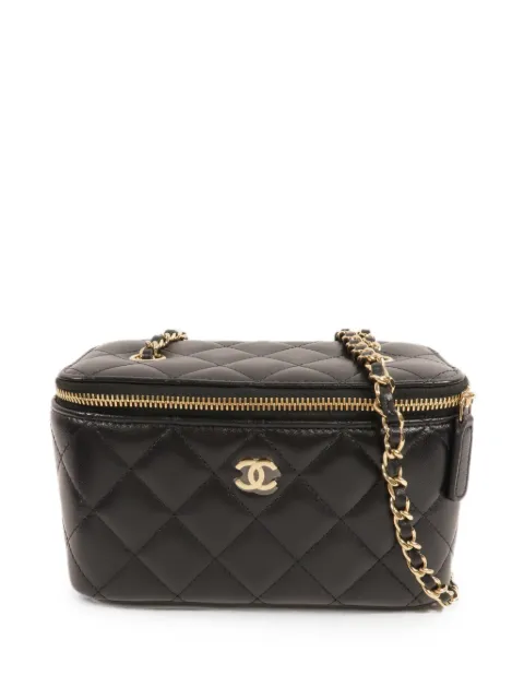 CHANEL Pre-Owned bolsa de hombro tipo cosmetiquera con logo CC
