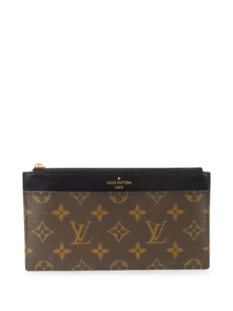 Louis Vuitton Pre-Owned Monogram canvas logo-print clutch bag