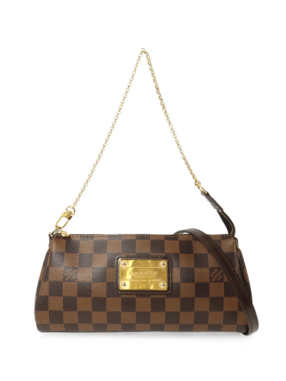 Louis Vuitton Pre-Owned Eva Damier Ebène canvas tote bag - Marrone
