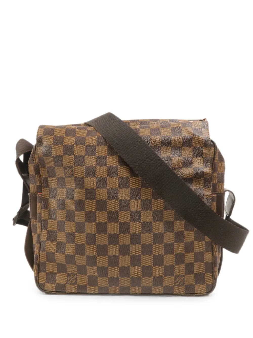 Louis Vuitton Pre-Owned Naviglio Damier Ebène canvas messenger bag - Brown