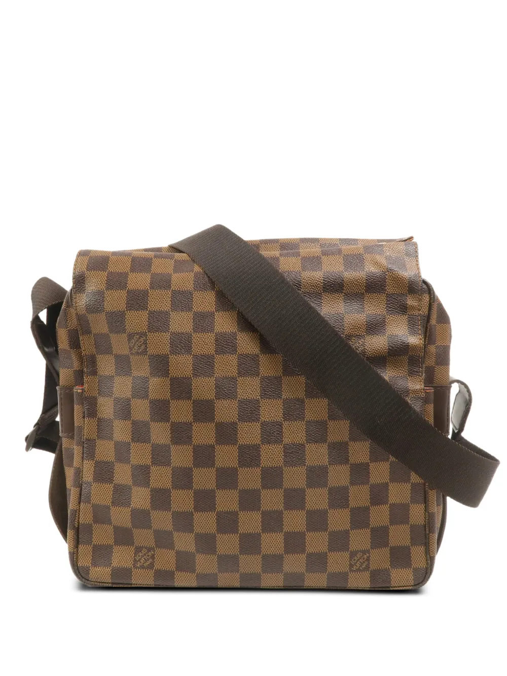 Louis Vuitton Pre-Owned Naviglio Damier Ebène canvas messenger bag - Marrone