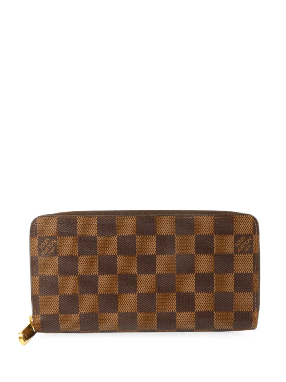 Louis Vuitton Pre-Owned Zippy Damier Ebene wallet - Brown