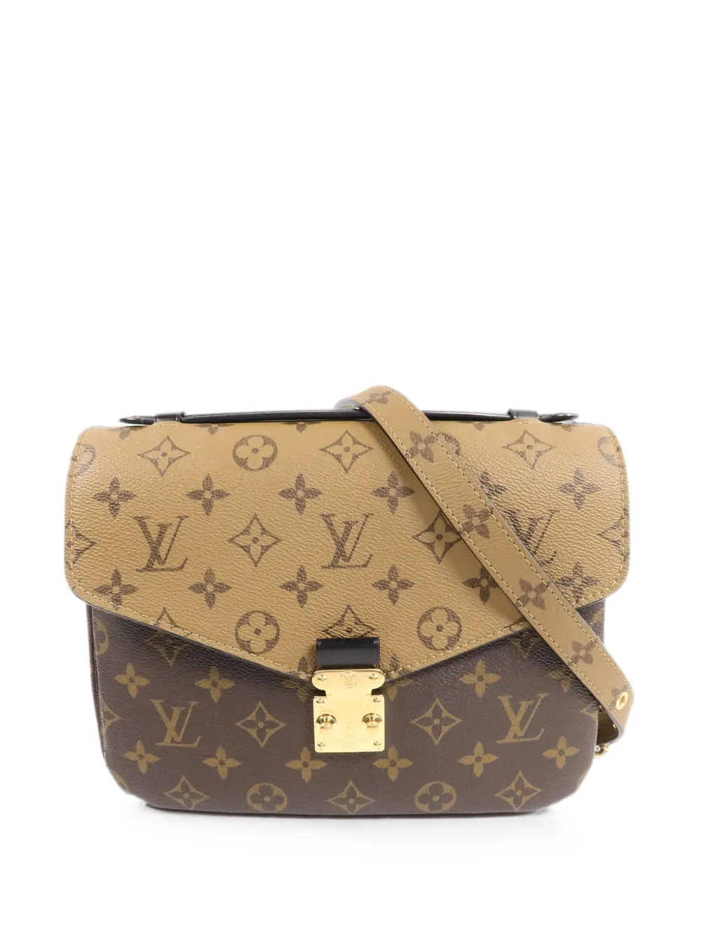 Louis Vuitton Pre-Owned Pochette Metis Monogram Reverse crossbody bag - Braun