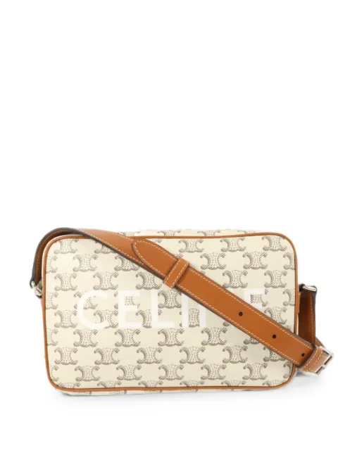 Celine Pre-Owned Triomphe logo-print messenger bag