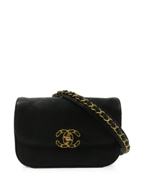 CHANEL Pre-Owned 19 Flap turn-lock belt bag