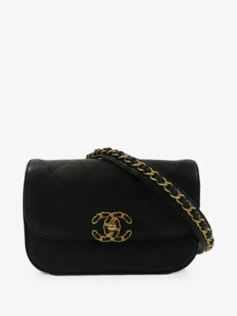 CHANEL Pre-Owned 19 Flap turn-lock belt bag